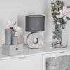 Saija Bordslampa Silver, 1-ljuskällor