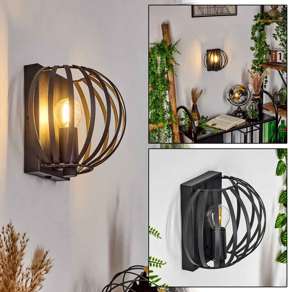 Lepa Vägglampa Svart, 1-ljuskällor main product photo