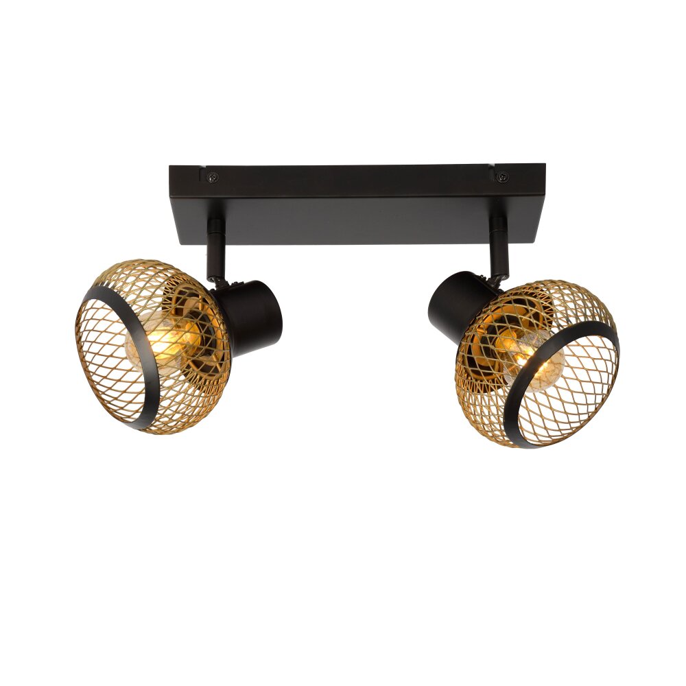 Lucide LUCAS Taklampa, Takstrålkastare Svart, 2-ljuskällor main product photo