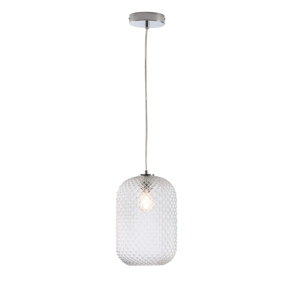 Luce Design ASHFORD Pendelbelysning Krom, 1-ljuskällor main product photo