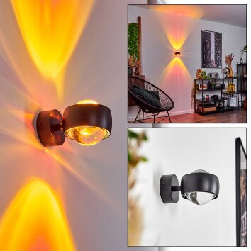 Sapri Up & Down Lampa, Vägglampa Svart, 1-ljuskällor Sapri Up & Down Lampa, Vägglampa Svart, 1-ljuskällor