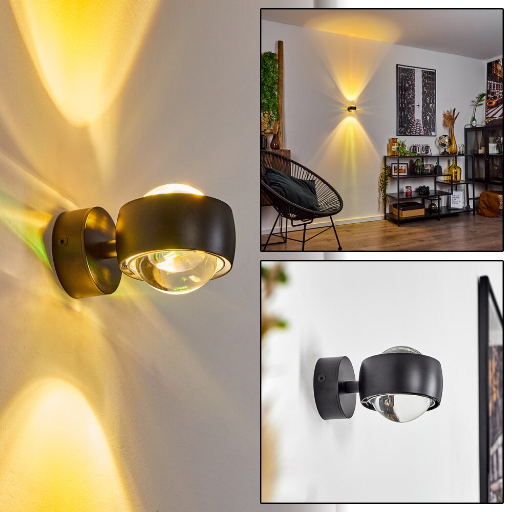 Sapri Up & Down Lampa, Vägglampa Svart, 1-ljuskällor main product photo