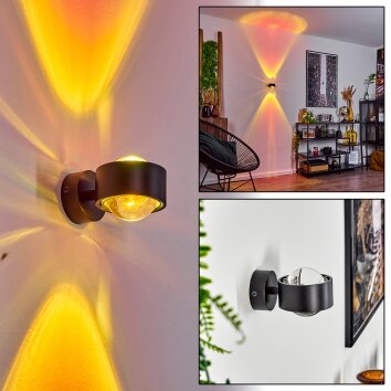 Sapri Up & Down Lampa, Vägglampa Svart, 1-ljuskällor Sapri Up & Down Lampa, Vägglampa Svart, 1-ljuskällor