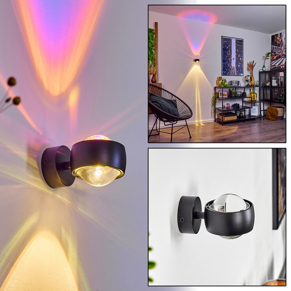 Sapri Up & Down Lampa, Vägglampa Svart, 1-ljuskällor main product photo