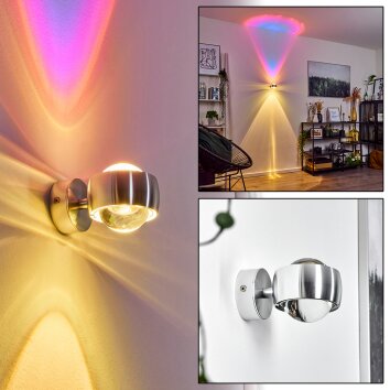 Sapri Up & Down Lampa, Vägglampa Silver, 1-ljuskällor Sapri Up & Down Lampa, Vägglampa Silver, 1-ljuskällor