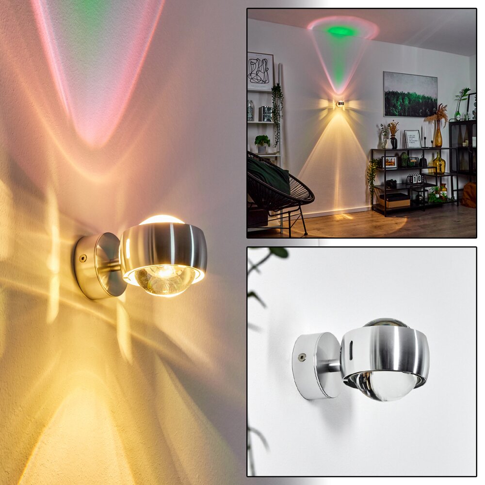 Sapri Up & Down Lampa, Vägglampa Silver, 1-ljuskällor main product photo