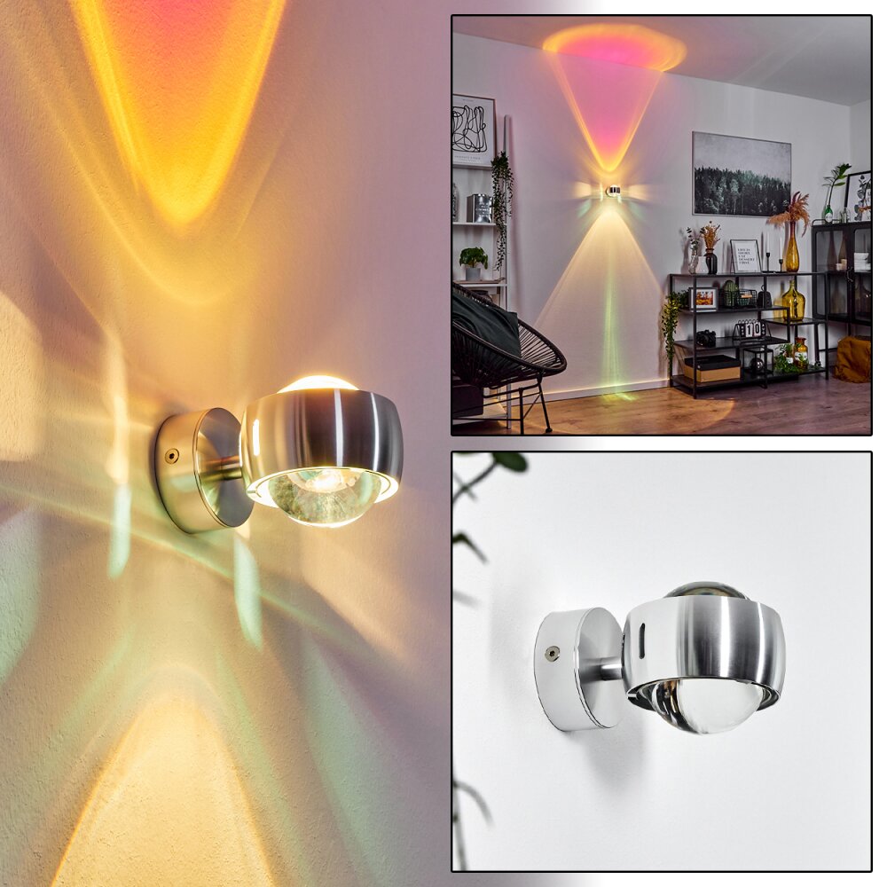 Sapri Up & Down Lampa, Vägglampa Silver, 1-ljuskällor main product photo