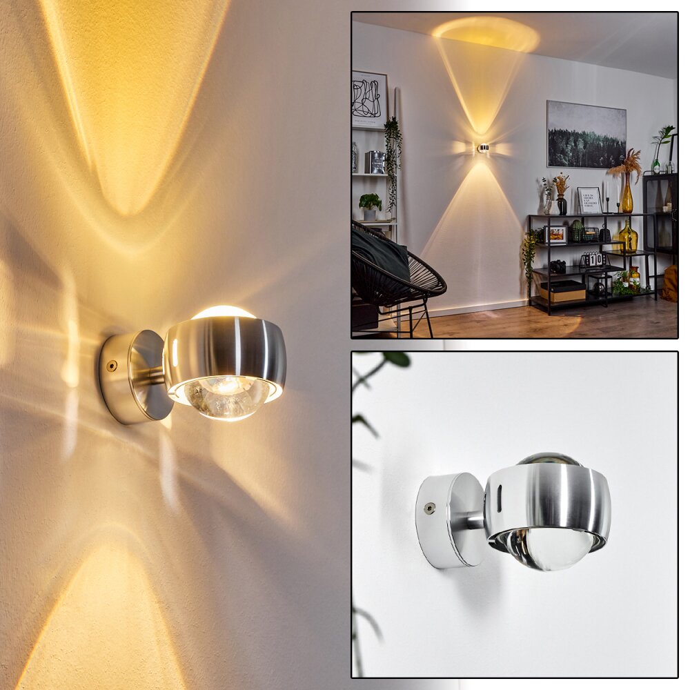 Sapri Up & Down Lampa, Vägglampa Silver, 1-ljuskällor main product photo