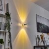 Sapri Up & Down Lampa, Vägglampa Silver, 1-ljuskällor