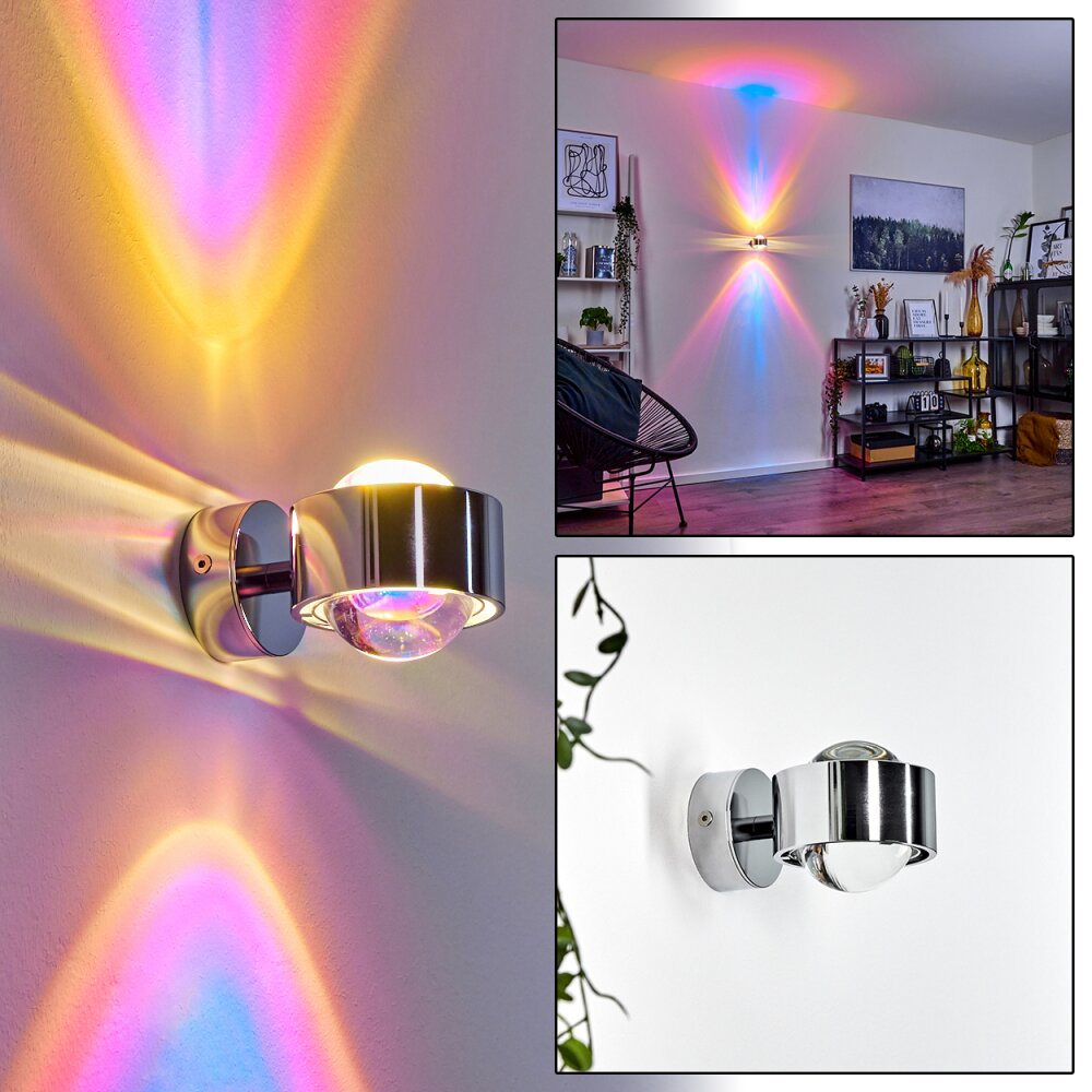 Sapri Up & Down Lampa, Vägglampa Krom, 1-ljuskällor main product photo