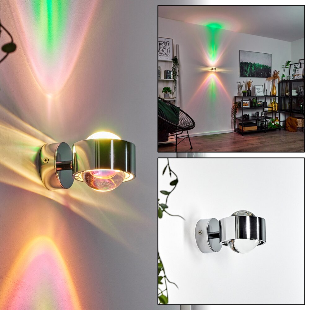 Sapri Up & Down Lampa, Vägglampa Krom, 1-ljuskällor main product photo