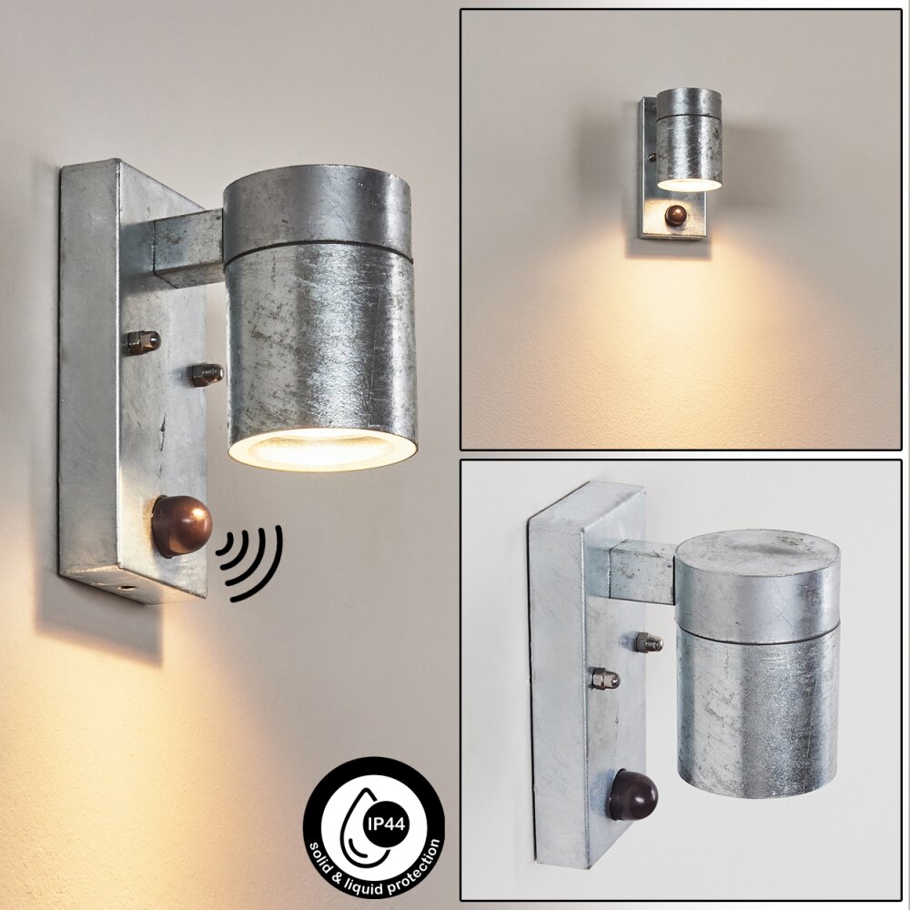 Bessiebelle vägglampa utomhus Galvaniserad, 1-ljuskällor, Rörelsedetektor main product photo