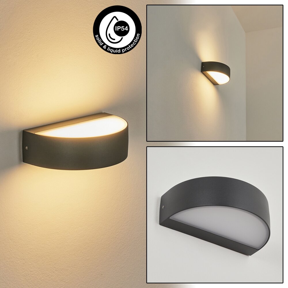 Fletcher vägglampa utomhus, Up & Down Lampa, Vägglampa LED Antracit, 2-ljuskällor main product photo