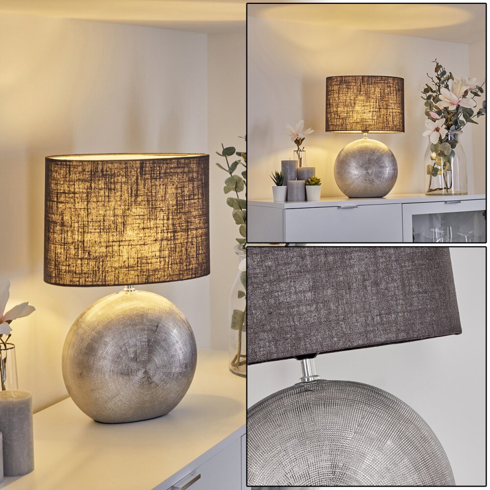 Lahnus Bordslampa Krom, Svart, 1-ljuskällor main product photo