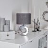 Pagade Bordslampa Silver, 1-ljuskällor