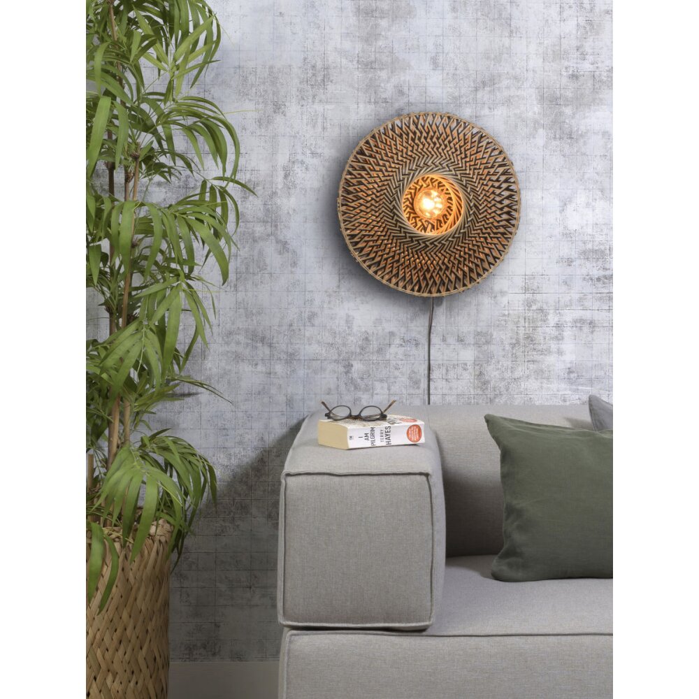 Good & Mojo BALI Vägglampa Svart, 1-ljuskällor main product photo