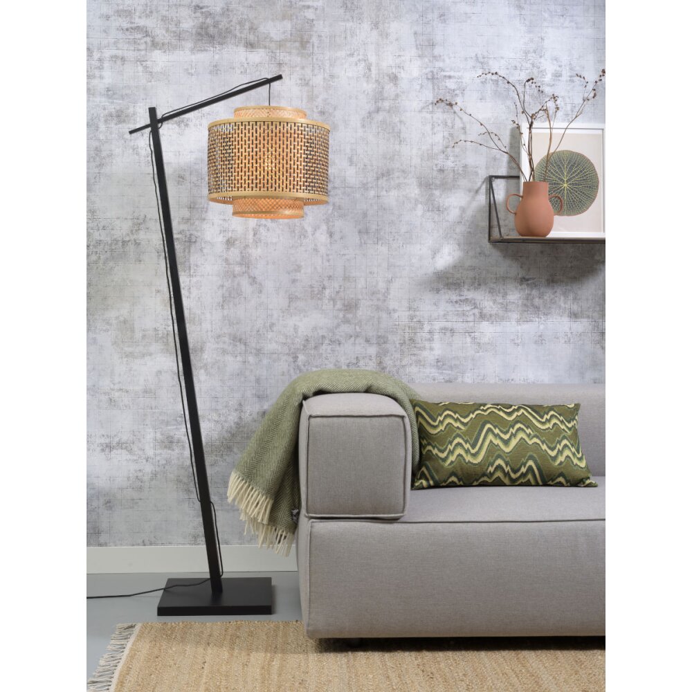 Good & Mojo Bhutan Golvlampa, Läslampa Svart, 1-ljuskällor main product photo