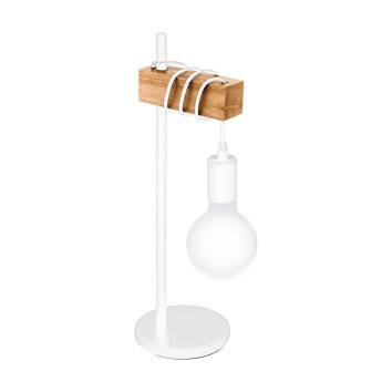 Eglo Lampor TOWNSHEND Bordslampa Brun, 1-ljuskällor