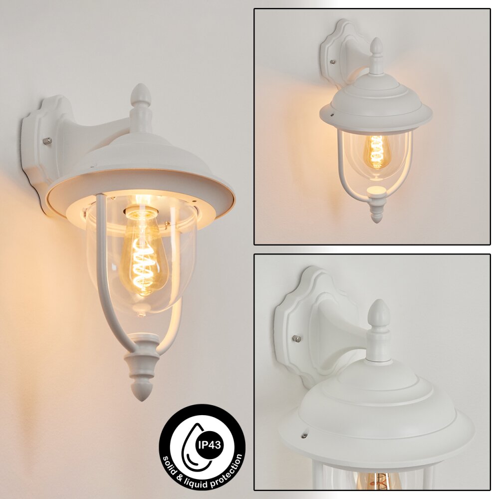 Tingha vägglampa utomhus Vit, 1-ljuskällor main product photo