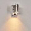 Bessiebelle vägglampa utomhus, Vägglampa Färg i rostfritt stål, 1-ljuskällor, Rörelsedetektor