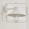 Pumiri vägglampa utomhus LED Vit, 1-ljuskällor