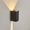 Hoods vägglampa utomhus, Up & Down Lampa, Vägglampa LED Antracit, 2-ljuskällor
