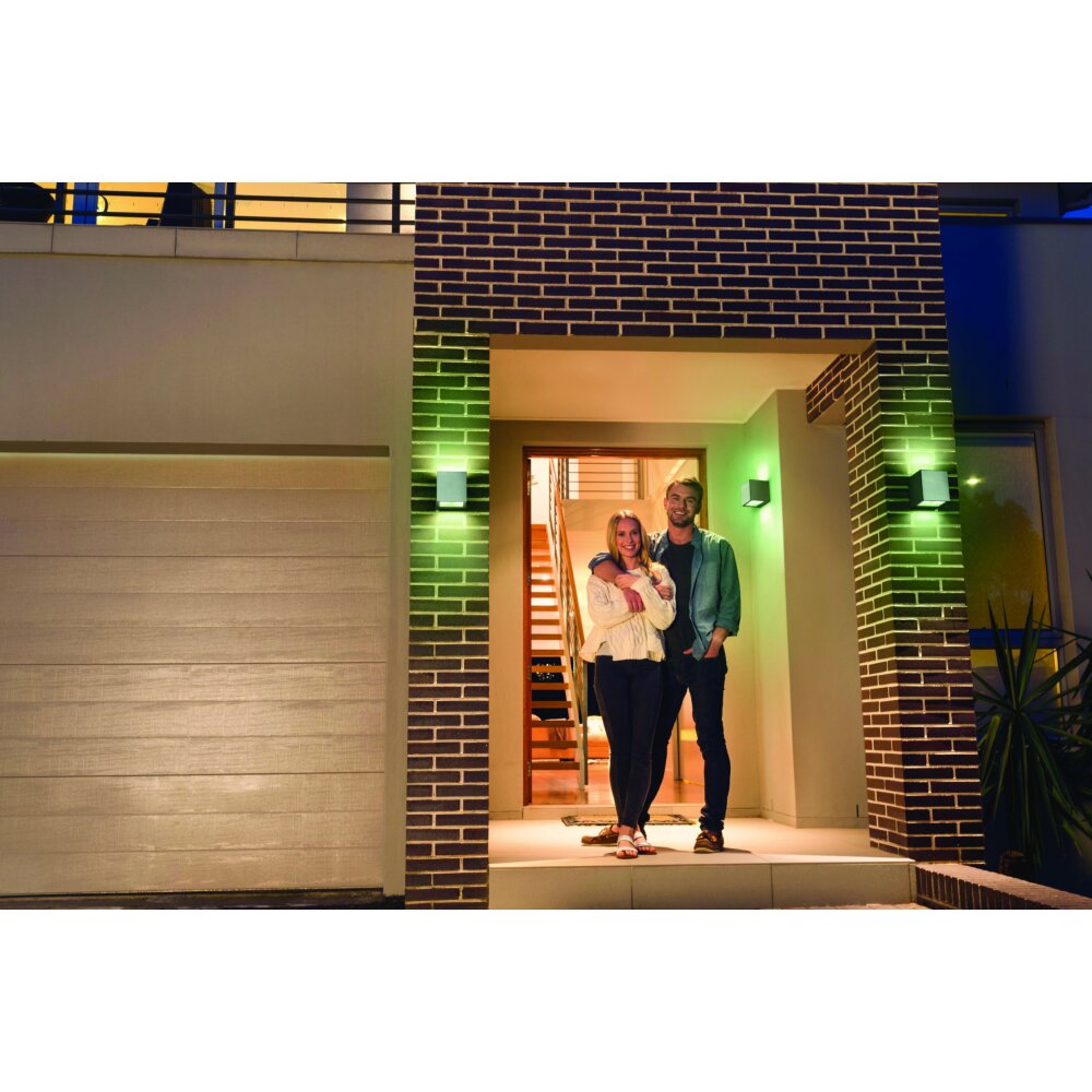 Ledvance Smart+ vägglampa utomhus LED Stål borstat, 1-ljuskällor main product photo