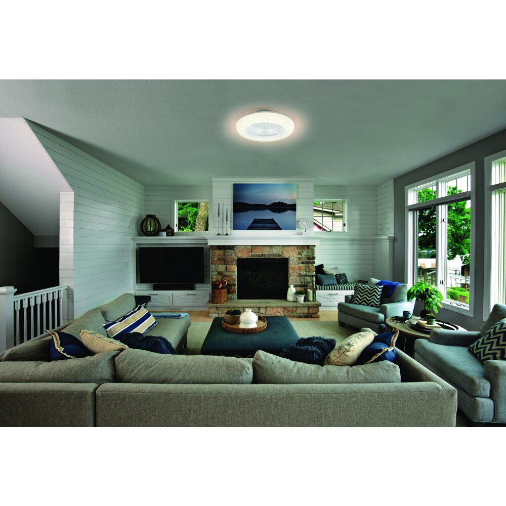 Ledvance Smart Takfläkt med belysning LED Vit, 1-ljuskällor, Fjärrkontroll main product photo