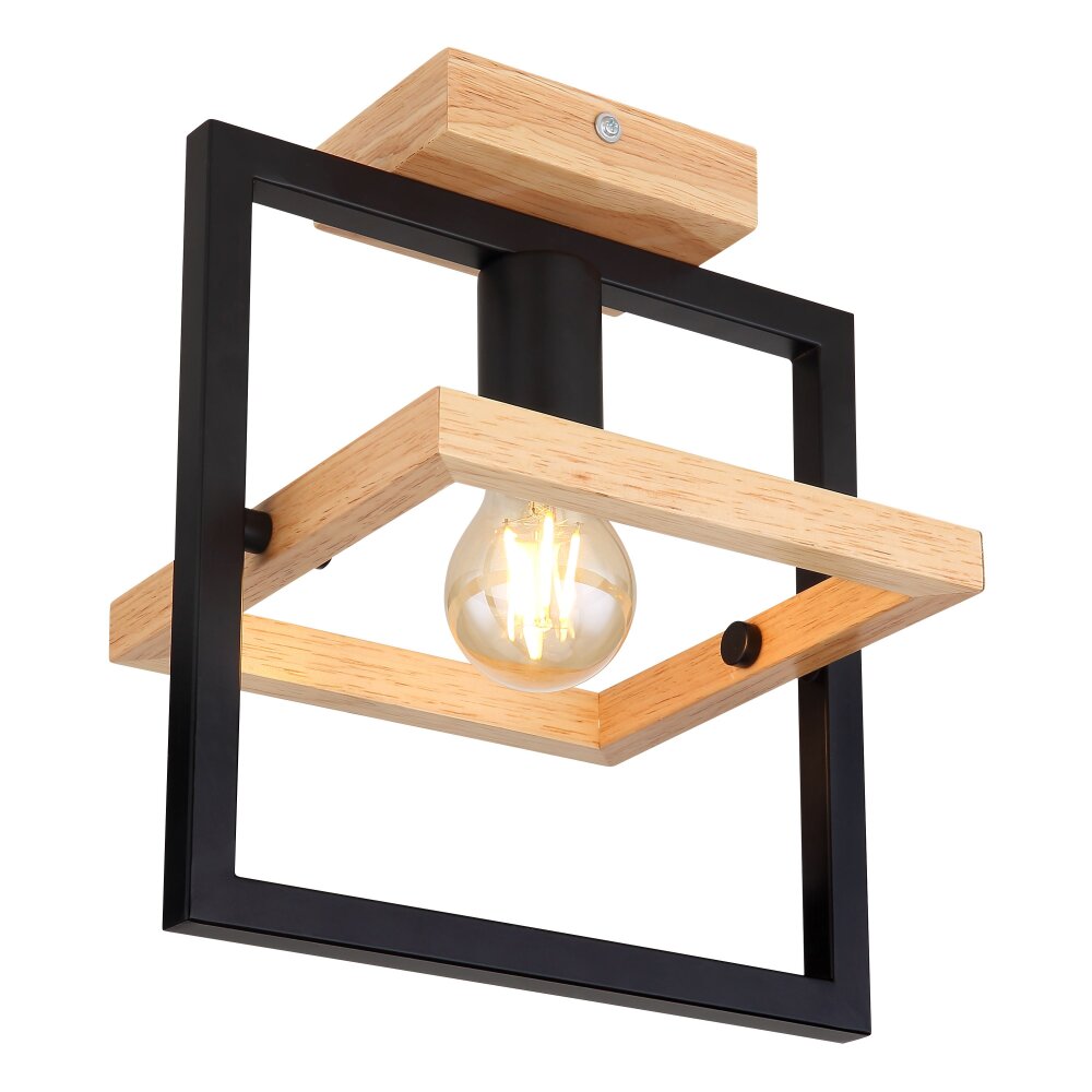 Globo ERICA Taklampa Naturfärger, Svart, 1-ljuskällor main product photo