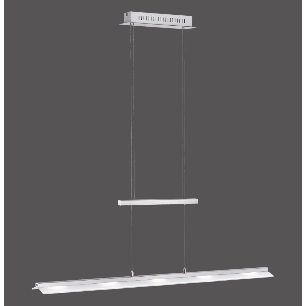 Leuchten Direkt NELE Pendellampa, Pendelbelysning LED Rostfritt stål, 5-ljuskällor main product photo