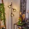 Omba Golvlampa Naturfärger, Svart, 3-ljuskällor