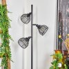 Omba Golvlampa Naturfärger, Svart, 3-ljuskällor