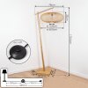 Brooker Golvlampa, Läslampa Naturfärger, 1-ljuskällor