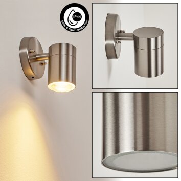 Bessiebelle vägglampa utomhus Färg i rostfritt stål, Vit, 1-ljuskällor