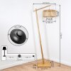 Callide Golvlampa, Läslampa Naturfärger, 1-ljuskällor