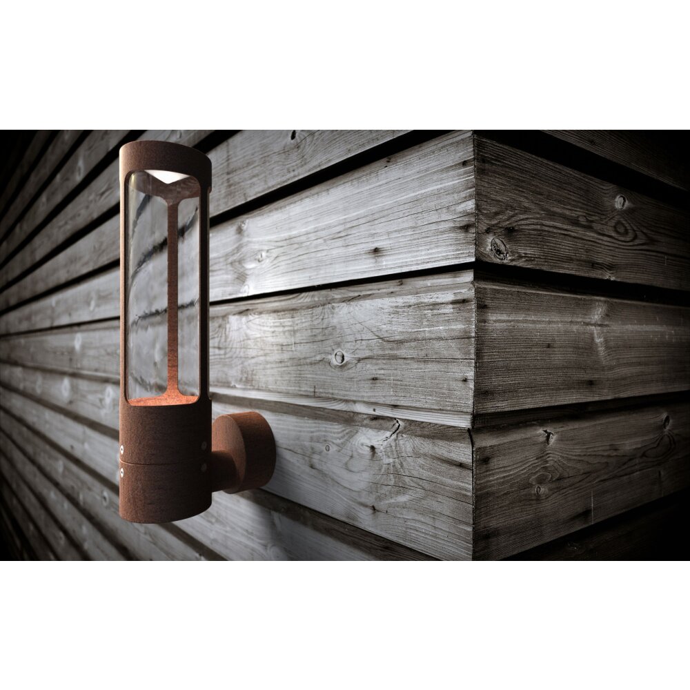 Nordlux HELIX vägglampa utomhus Rostfärger, 1-ljuskällor main product photo