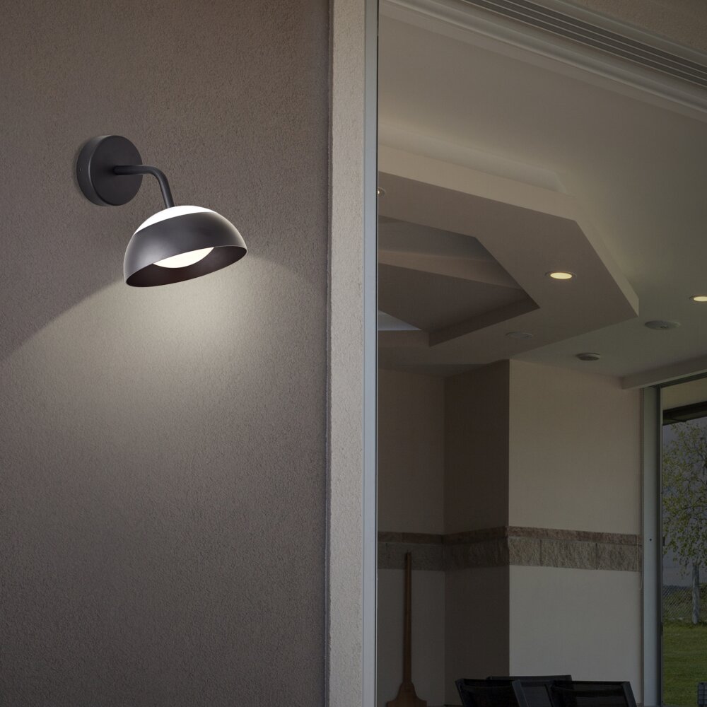 Brilliant Matfen vägglampa utomhus LED Svart, 1-ljuskällor main product photo