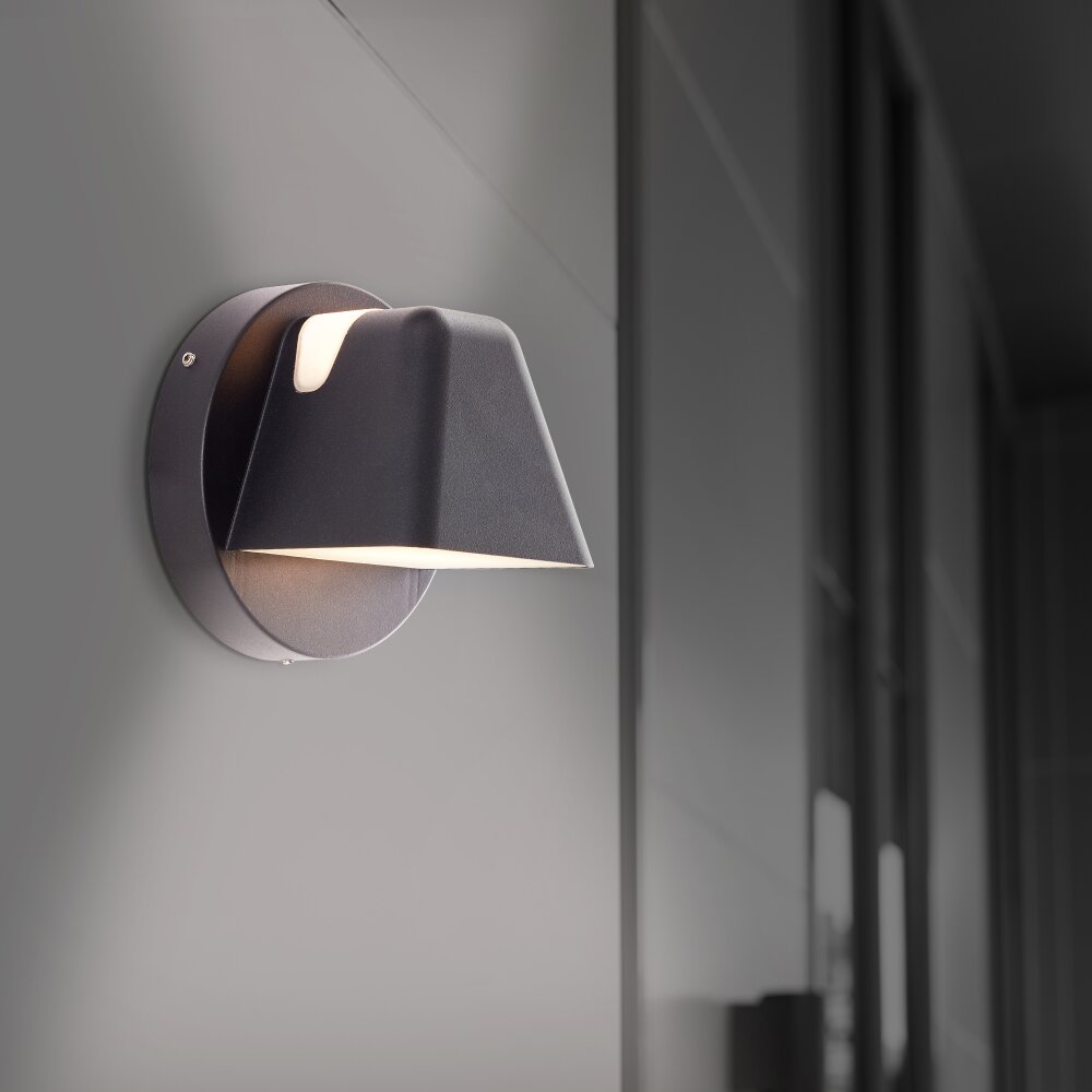 Brilliant Scorton vägglampa utomhus LED Svart, 2-ljuskällor main product photo