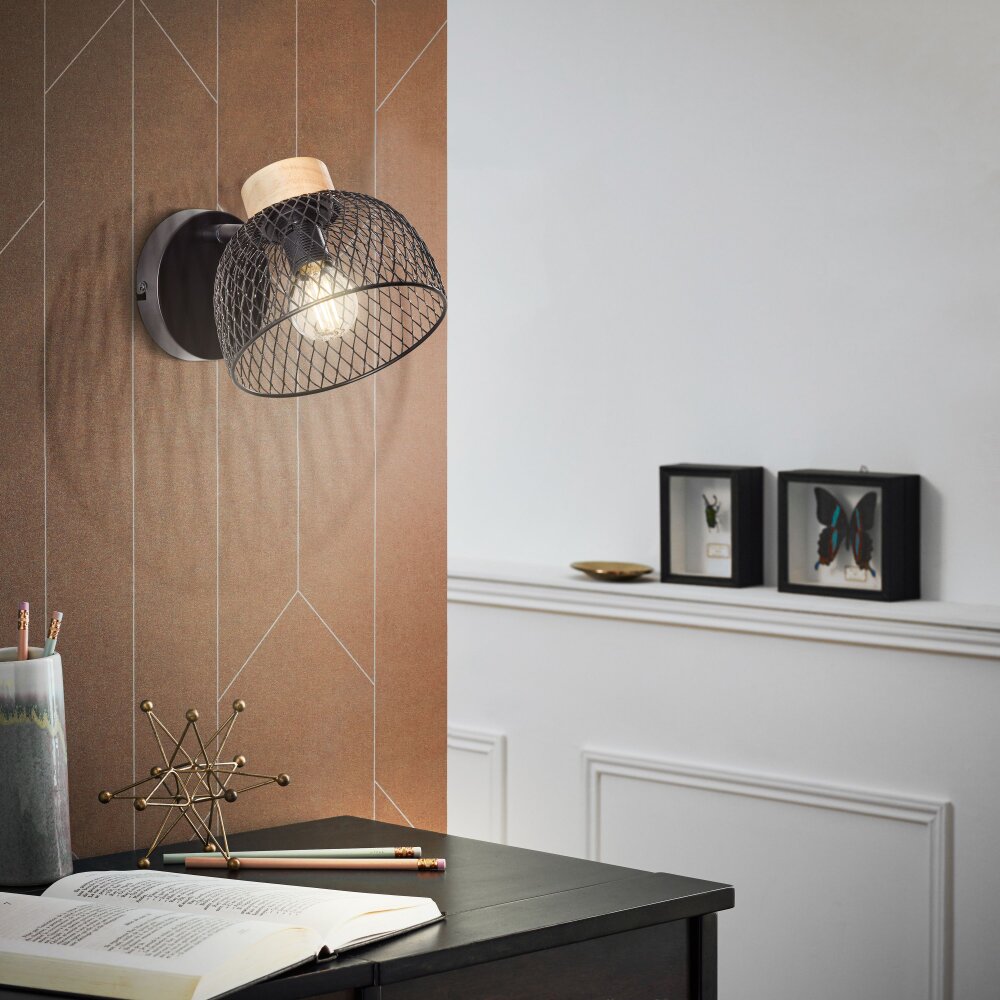Brilliant Thuy Vägglampa Svart, 1-ljuskällor main product photo