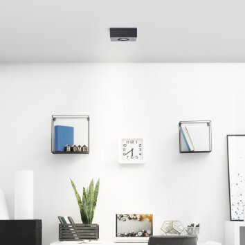 Brilliant Doro Taklampa LED Svart, 1-ljuskällor