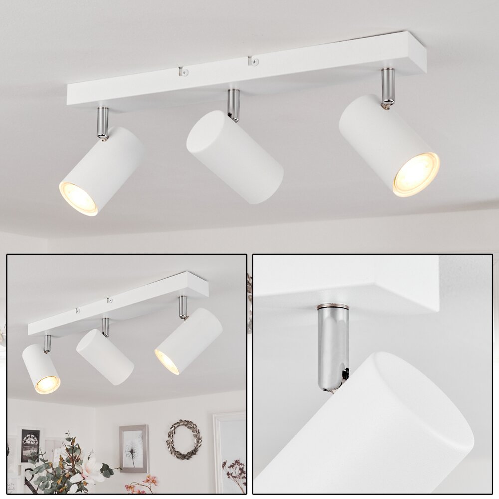 Javel Taklampa, Takstrålkastare Krom, Vit, 3-ljuskällor main product photo