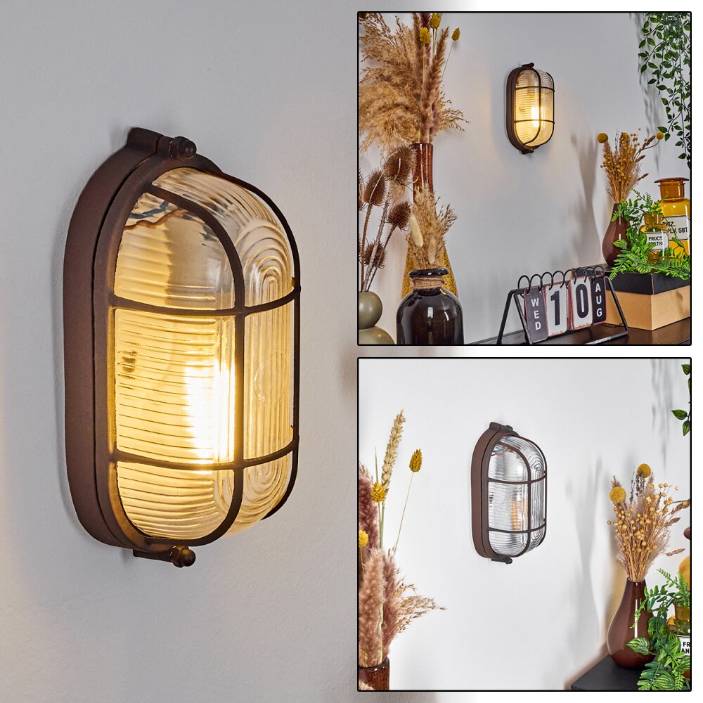 Chaquire Vägglampa Brun, Rostfärger, 1-ljuskällor main product photo