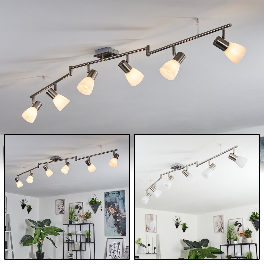 Villaseca Taklampa, Takstrålkastare LED Nickel matt, 6-ljuskällor main product photo