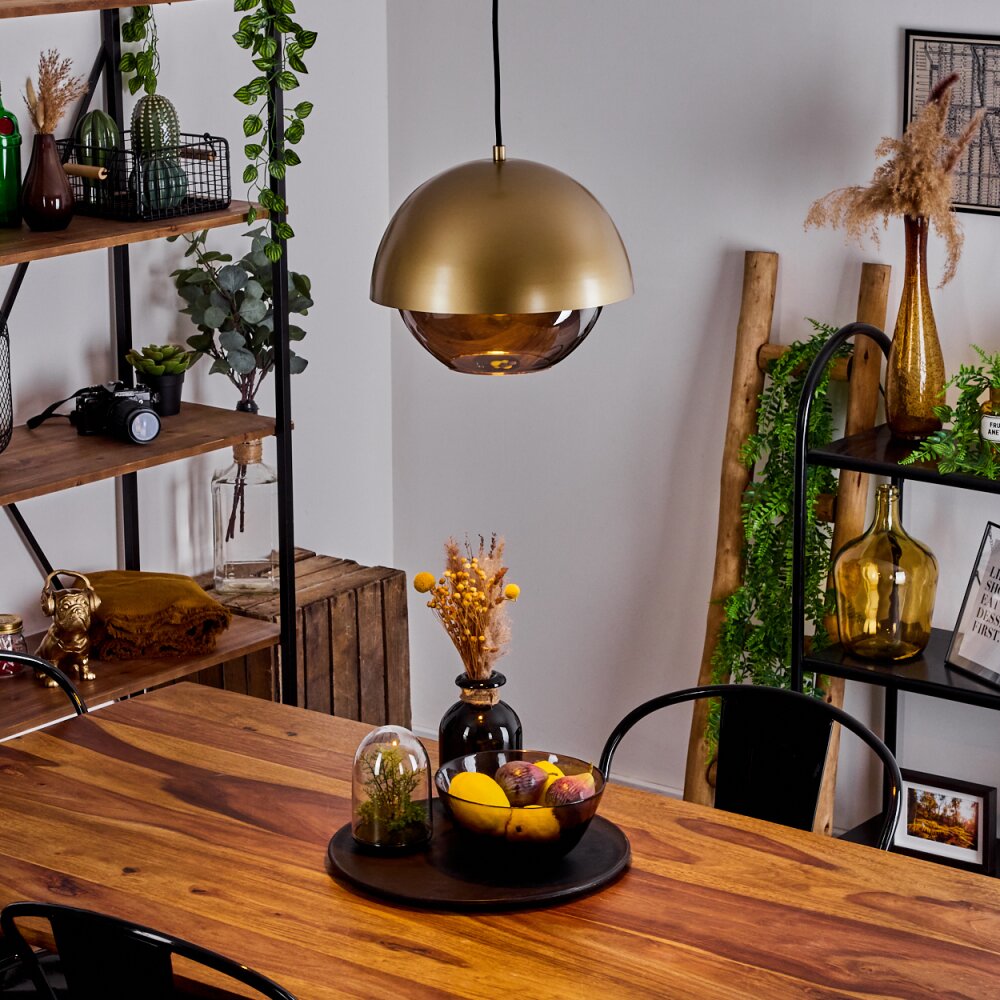 Entrevinhas Pendellampa Guld, Mässing, 1-ljuskällor main product photo