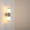Tolsona vägglampa utomhus, Vägglampa Rostfritt stål, 2-ljuskällor
