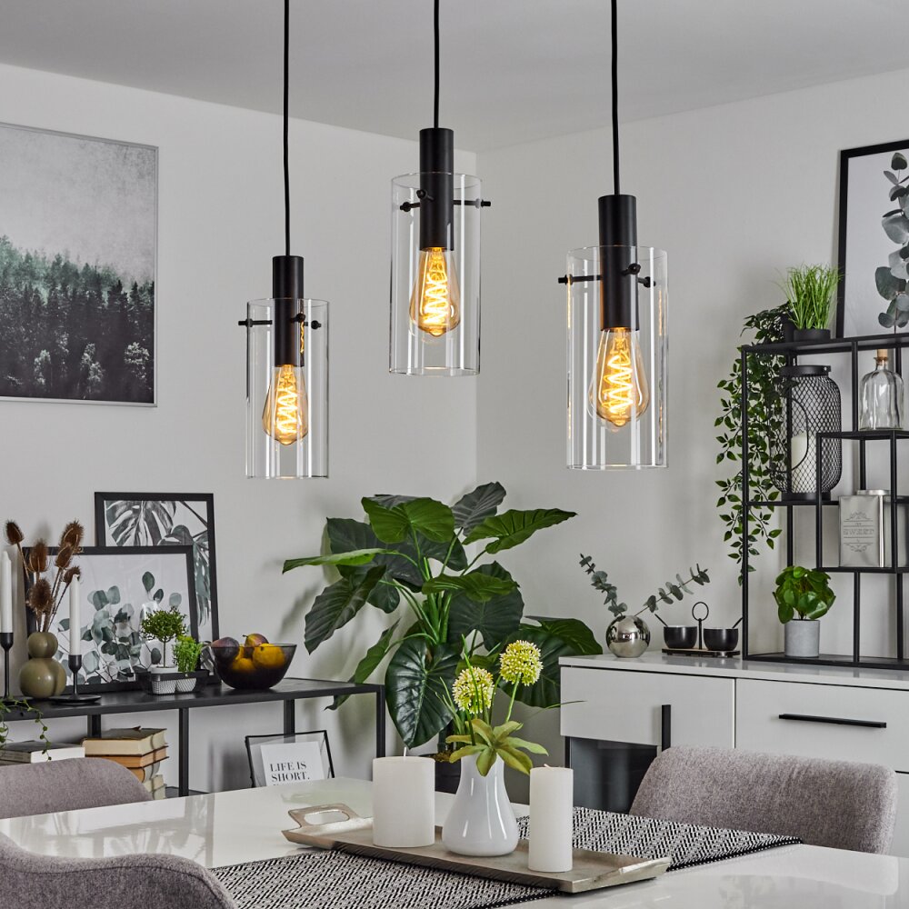 Miaqui Pendelbelysning Svart, 3-ljuskällor main product photo