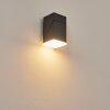Toogong vägglampa utomhus, Vägglampa LED Antracit, 1-ljuskällor