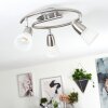 Chapod Taklampa, Takstrålkastare LED Nickel matt, 3-ljuskällor