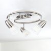 Chapod Taklampa, Takstrålkastare LED Nickel matt, 3-ljuskällor