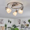 Chapod Taklampa, Takstrålkastare LED Nickel matt, 3-ljuskällor